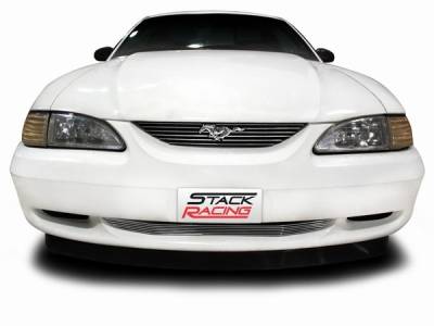Ford Mustang Stack Racing Billet Upper Grille with Pony Cutout - 17004