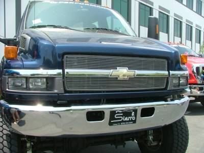 Chevrolet Kodiak T-Rex Billet Grille Insert - Full Opening - 24 Bars - 20083