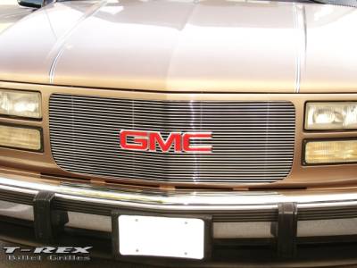 GMC Sierra T-Rex Billet Grille Insert - 30 Bars - Flush Mount Style - 20150
