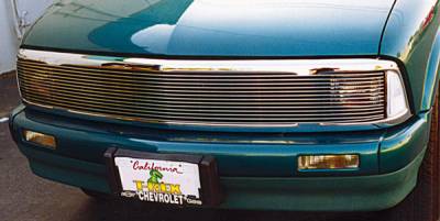 Chevrolet Blazer T-Rex Phantom Grille Billet Insert with Sealed Beam Headlamps - 13 Bars - 20250