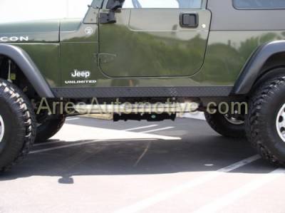 Aries - Jeep Wrangler Aries Sidebars - 3 Inch - Image 2