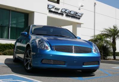 Infiniti G35 2DR T-Rex Billet Grille Insert - 12 Bars - 20797