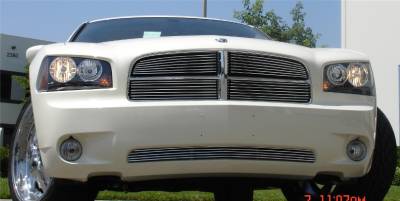 Dodge Charger T-Rex Billet Grille Overlay - Bolt On - 7 Bars - 4PC - 21474