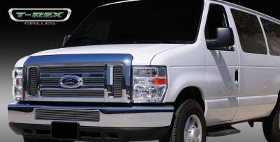 Ford E-Series T-Rex Billet Grille Overlay - 6PC - 21501