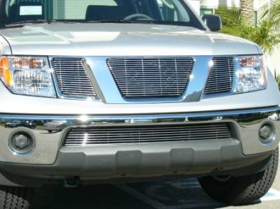 Nissan Frontier T-Rex Billet Grille Overlay - Bolt On - No Logo Opening - 3PC - 21760