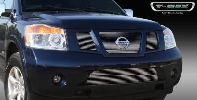 Nissan Armada T-Rex Billet Grille Overlay - Bolt On Insert - 3PC - 21782