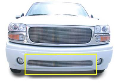 GMC Sierra T-Rex Bumper Billet Grille Insert - 9 Bars - 25179