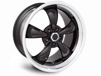 AM Custom - Ford Mustang Black Deep Dish Bullitt Wheel - Image 2