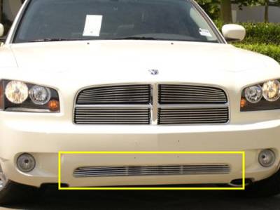 Dodge Charger T-Rex Bumper Billet Grille - 4 Bars - 25474