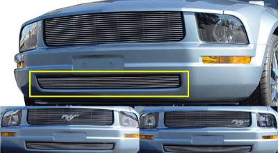Ford Mustang T-Rex Bumper Billet Grille - 7 Bars - 25515