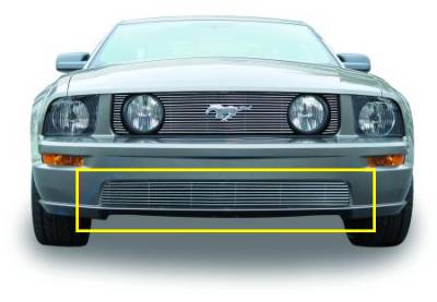 Ford Mustang T-Rex Bumper Billet Grille - 8 Bars - 25516