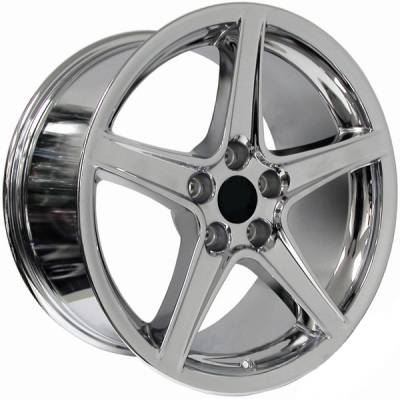 AM Custom - Ford Mustang Chrome S Style Wheel - Image 2