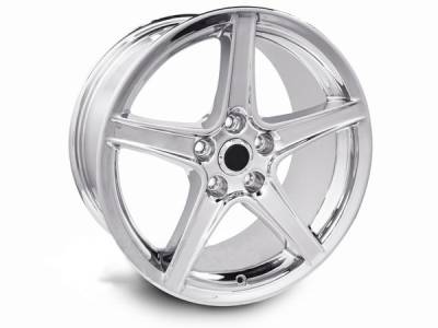 AM Custom - Ford Mustang Chrome S Style Wheel - Image 1