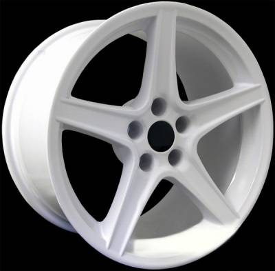 Ford Mustang White S Style Wheel