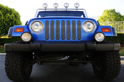 Jeep Wrangler T-Rex Vertical Billet Grille Insert - 7PC - 30490