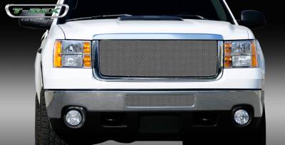 GMC Sierra T-Rex Sport Series Formed Mesh Grille - Stainless Steel - Triple Chrome - 44209