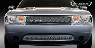 Dodge Challenger T-Rex Sport Series Formed Mesh Grille - Stainless Steel - Triple Chrome Plated - 44415