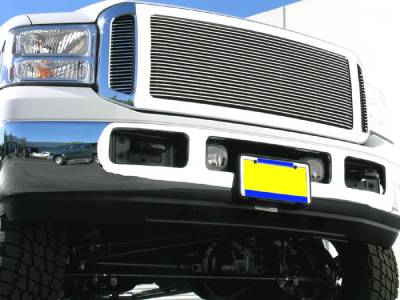Ford Superduty T-Rex Grille Assembly - Factory Chrome Shell with 3PC Style Billet - 50561