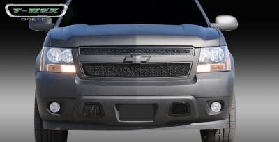 Chevrolet Tahoe T-Rex Upper Class Mesh Grille - All Black - 2PC Style - 51051