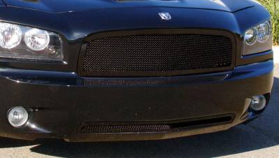 Dodge Charger T-Rex Upper Class Mesh Grille - All Black - 51474