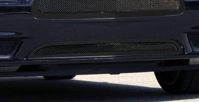 Dodge Charger T-Rex Upper Class Mesh Bumper Grille - All Black with Formed Mesh - 52442