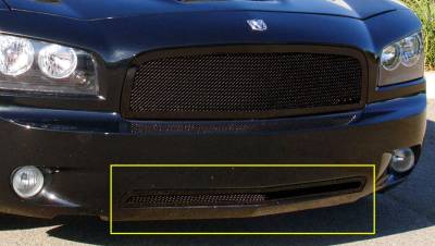 Dodge Charger T-Rex Upper Class Bumper Mesh Grille - All Black - 52474