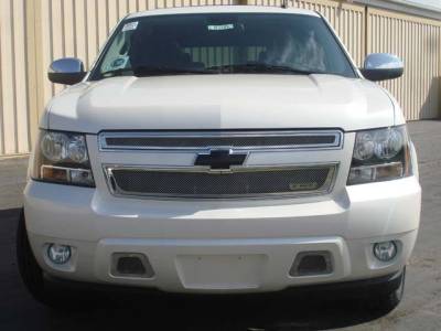 Chevrolet Tahoe T-Rex Upper Class Polished Stainless Mesh Grille - 2PC Style - 54050