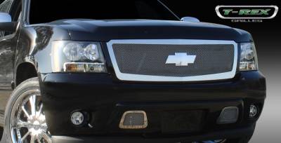 Chevrolet Suburban T-Rex Upper Class Polished Stainless Mesh Grille - 1PC - 54052