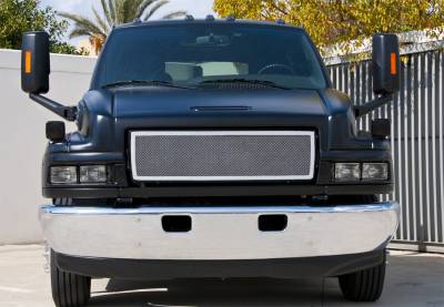 Chevrolet Kodiak T-Rex Upper Class Polished Stainless Mesh Grille - 1PC Style - 54087