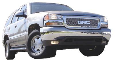 GMC Sierra T-Rex Upper Class Polished Stainless Mesh Grille - 54175
