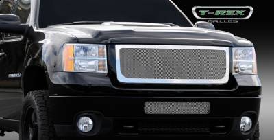 GMC Sierra T-Rex Upper Class Polished Stainless Mesh Grille - 54209