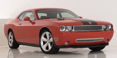Dodge Challenger T-Rex Upper Class Polished Stainless Mesh Grille - Full Opening - With Formed Mesh Center - 54415