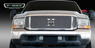 T-Rex - Ford Superduty T-Rex Upper Class Polished Stainless Mesh Grille - 54571 - Image 2