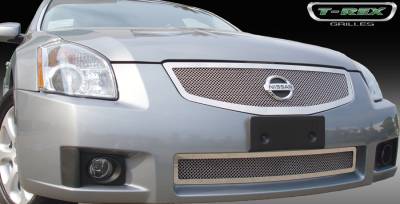 Nissan Maxima T-Rex Upper Class Polished Stainless Mesh Grille - 54757