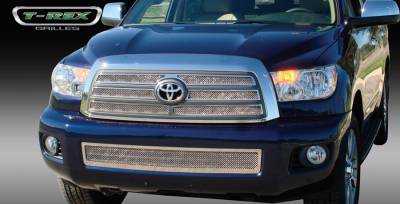 Toyota Sequoia T-Rex Upper Class Polished Stainless Mesh Grille - 4PC - 54902