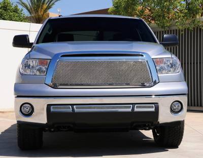 Toyota Tundra T-Rex Upper Class Polished Stainless Mesh Grille with Formed Mesh Center - Insert - 54963