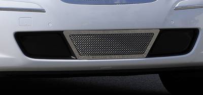 Hyundai Genesis T-Rex Upper Class Polished Stainless Bumper Mesh Grille - Center Area Only with Formed Mesh Center - 55495