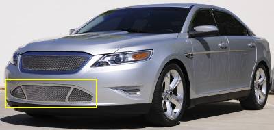 Ford Taurus T-Rex Upper Class Polished Stainless Bumper Mesh Grille - 55526