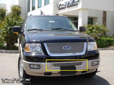 Ford Expedition T-Rex Upper Class Polished Stainless Bumper Mesh Grille - 55590