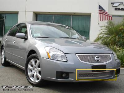 Nissan Maxima T-Rex Upper Class Polished Stainless Bumper Mesh Grille - 55757