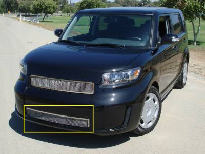 Scion xB T-Rex Upper Class Polished Stainless Bumper Mesh Grille - 55973
