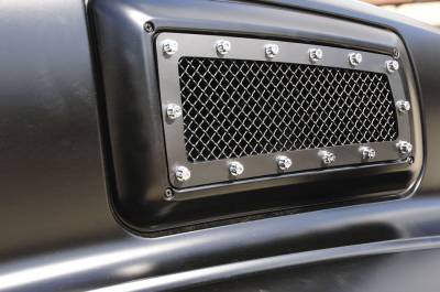 Chevrolet Kodiak T-Rex X-Metal Series Side Vent Studded Grille - Black - 6710841