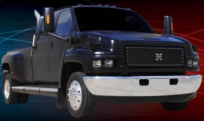 Chevrolet Kodiak T-Rex X-Metal Series Studded Main Grille - All Black - 1PC Style - 6710871
