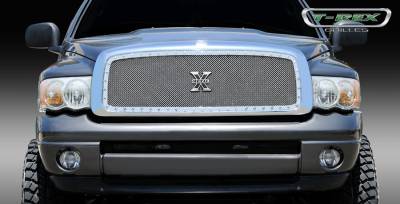 Dodge Ram T-Rex X-Metal Series Studded Main Grille - Custom Full Opening - Polished Stainless Steel - 1PC - 6714610