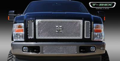 T-Rex - Ford Superduty T-Rex X-Metal Series Studded Main Grille - Polished Stainless Steel - 3PC - 6715630 - Image 2