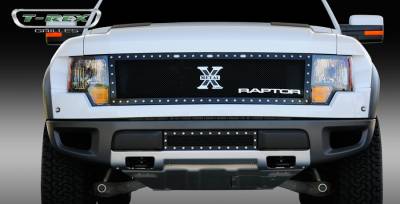 T-Rex - Ford F150 T-Rex X-Metal Grille with 15 Inch Anodized Aluminum Raptor Emblem - Black - 6715661 - Image 3