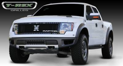 T-Rex - Ford F150 T-Rex X-Metal Grille with 15 Inch Anodized Aluminum Raptor Emblem - Black - 6715661 - Image 4