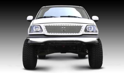 Ford F150 T-Rex X-Metal Series Studded Main Grille - Polished Stainless Steel - 6715800