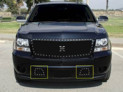 Chevrolet Tahoe T-Rex X-Metal Series Studded Bumper Grille - All Black - 6720511
