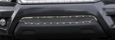 Toyota Tacoma T-Rex X-Metal Series Studded Bumper Grille - Polished Stainless Steel - 6729380